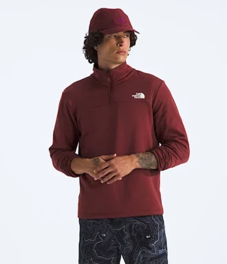 Pánský fleecový svetr Cedar Trail Grid s ½ zipem