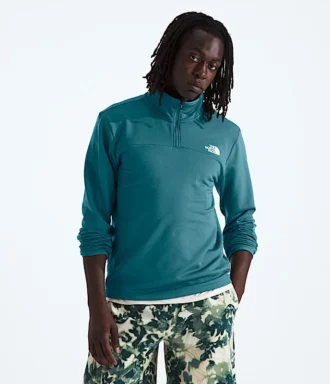 Pánský fleecový svetr Cedar Trail Grid s ½ zipem