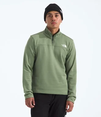 Pánský fleecový svetr Cedar Trail Grid s ½ zipem