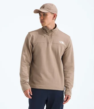 Pánský fleecový svetr Cedar Trail Grid s ½ zipem