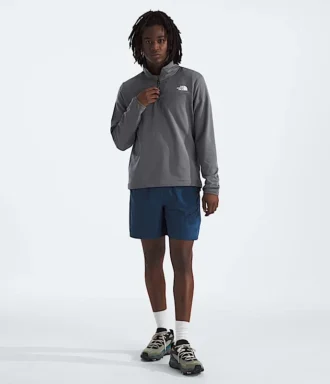 Pánský fleecový svetr Cedar Trail Grid s ½ zipem