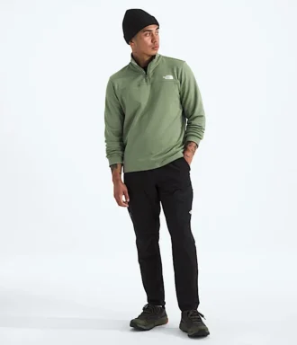 Pánský fleecový svetr Cedar Trail Grid s ½ zipem