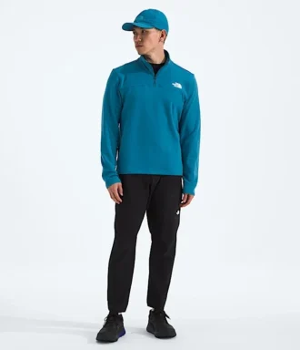 Pánský fleecový svetr Cedar Trail Grid s ½ zipem