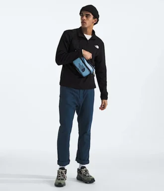 Pánský fleecový svetr Cedar Trail Grid s ½ zipem